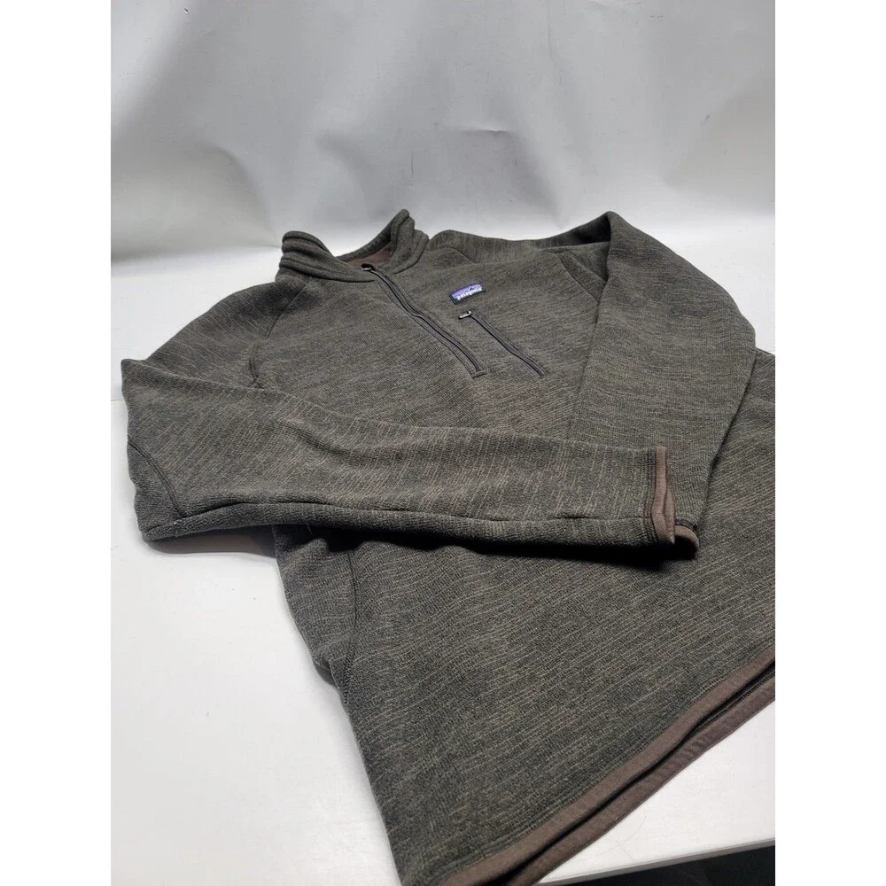 Patagonia Better Sweater Mens XL 1/4 Zip Fleece Pullover Jacket Brown 25521 - Picture 8 of 11